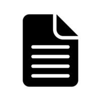 Document Icon Vector Symbol Design Illustration