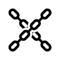 Chain Icon Vector Symbol Design Illustration