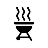 parrilla icono vector símbolo diseño ilustración