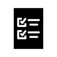 List Icon Vector Symbol Design Illustration