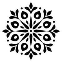 sencillo minimalista mandala vector