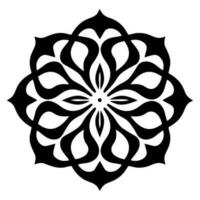 Simple minimalistic mandala vector