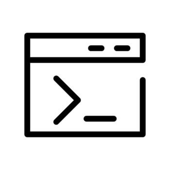 codificación icono vector símbolo diseño ilustración