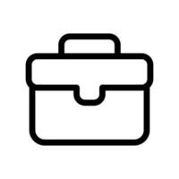 Briefcase Icon Vector Symbol Design Illustration