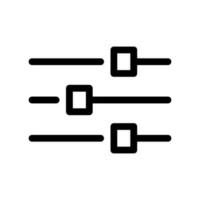 Equaliser Icon Vector Symbol Design Illustration