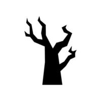 antiguo árbol icono vector símbolo diseño ilustración