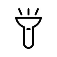 Flashlight Icon Vector Symbol Design Illustration