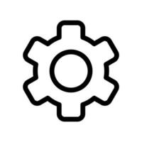 Settings Icon Vector Symbol Design Illustration