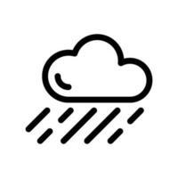 lluvia icono vector símbolo diseño ilustración