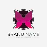 Beauty Butterfly icon design vector