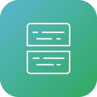Document Split Vector Icon