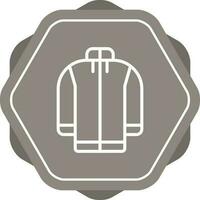 Fleece jacket Vector Icon