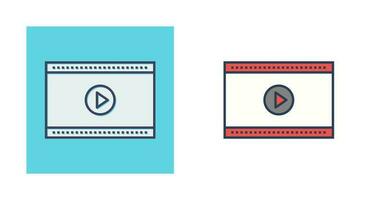 Video player Vector Icon