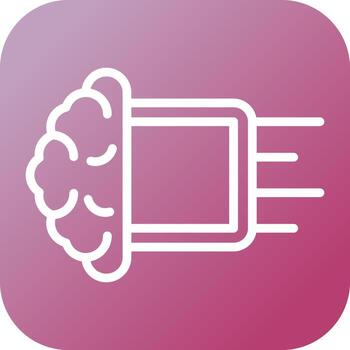 Machine Learning Vector Icon