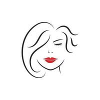 Woman Beauty Logo Template vector