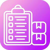 Inventory Management Vector Icon