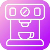 Coffee Maker with Wi-Fi Vector Icon