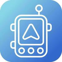 GPS Navigation Device Vector Icon