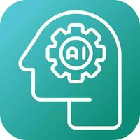 Artificial Intelligence Vector Icon