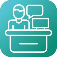 Academic Advisor Vector Icon