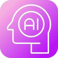 Artificial Intelligence Vector Icon