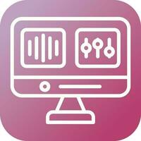 Audio Editing Vector Icon