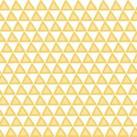 Yellow summer triangle seamless hand painted pattern. Vector cute geometric fabric texture for template, background, wallpaper, package design, textile, wrap, cover, summer design. Swatch