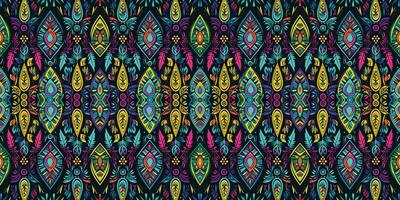 Seamless batik pattern,Seamless tribal batik pattern,and Seamless motif pattern resemble ethnic boho, Aztec,and ikat styles.designed for use in satin,wallpaper,fabric,curtain,carpet,Batik Embroidery vector