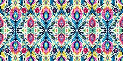 Seamless batik pattern,Seamless tribal batik pattern,and Seamless motif pattern resemble ethnic boho, Aztec,and ikat styles.designed for use in satin,wallpaper,fabric,curtain,carpet,Batik Embroidery vector