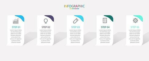 vector infografía cronograma modelo moderno gráfico diseño