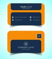 Creative and modern corporate business card template vector