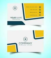 Creative and modern corporate business card template vector