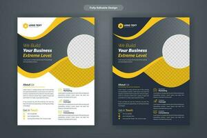 Creative Corporate and Business Flyer Brochure Template Design, abstract business flyer, and vector template design. Brochure design, cover, annual report, poster, flyer