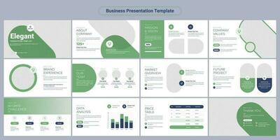 Creative business presentation slides template design. Use for modern presentation background, brochure design, website slider, landing page, annual report, company profile vector