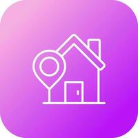 Home Location Vector Icon