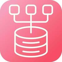 Data Modeling Vector Icon
