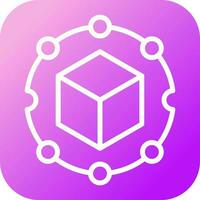 Blockchain Analytics Vector Icon