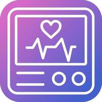 Heart Rate Monitor Vector Icon