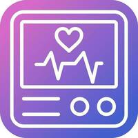 Heart Rate Monitor Vector Icon