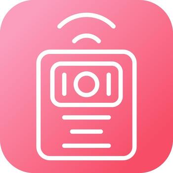 Wireless Intercom Vector Icon