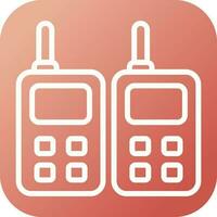 Two way Radio Vector Icon