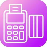 Point of Sale System Vector Icon