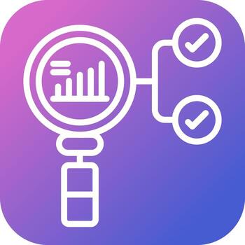 Prescriptive Analytics Vector Icon
