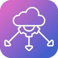 Network Load Balancing Vector Icon