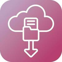 Cloud Security Auditing Vector Icon