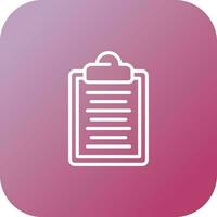 Clipboard Vector Icon