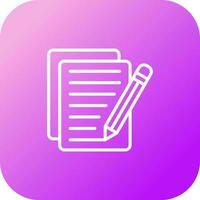 Document Edit Vector Icon