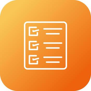 icono de vector de lista de tareas