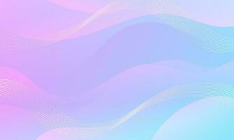 Abstract Gradient purple blue liquid Wave Background vector