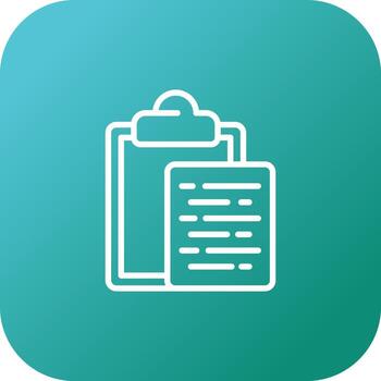 Document Paste Vector Icon
